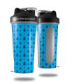 Decal Style Skin Wrap works with Blender Bottle 28oz Nautical Anchors Away 02 Blue Medium (BOTTLE NOT INCLUDED)