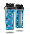 Decal Style Skin Wrap works with Blender Bottle 28oz Beach Party Umbrellas Blue Medium (BOTTLE NOT INCLUDED)