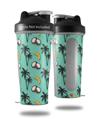 Decal Style Skin Wrap works with Blender Bottle 28oz Coconuts Palm Trees and Bananas Seafoam Green (BOTTLE NOT INCLUDED)