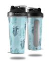 Decal Style Skin Wrap works with Blender Bottle 28oz Palms 01 Blue On Blue (BOTTLE NOT INCLUDED)