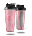 Decal Style Skin Wrap works with Blender Bottle 28oz Palms 01 Pink On Pink (BOTTLE NOT INCLUDED)