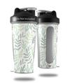 Decal Style Skin Wrap works with Blender Bottle 28oz Watercolor Leaves White (BOTTLE NOT INCLUDED)