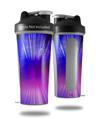Decal Style Skin Wrap works with Blender Bottle 28oz Bent Light Blueish (BOTTLE NOT INCLUDED)