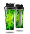 Decal Style Skin Wrap works with Blender Bottle 28oz Cubic Shards Green (BOTTLE NOT INCLUDED)