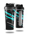 Decal Style Skin Wrap works with Blender Bottle 28oz Baja 0014 Neon Teal (BOTTLE NOT INCLUDED)