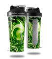 Decal Style Skin Wrap works with Blender Bottle 28oz Liquid Metal Chrome Neon Green (BOTTLE NOT INCLUDED)