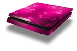 Vinyl Decal Skin Wrap compatible with Sony PlayStation 4 Slim Console Bokeh Butterflies Hot Pink (PS4 NOT INCLUDED)