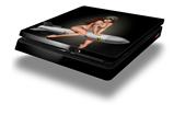 Vinyl Decal Skin Wrap compatible with Sony PlayStation 4 Slim Console Missle Army Pinup Girl (PS4 NOT INCLUDED)