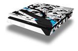 Vinyl Decal Skin Wrap compatible with Sony PlayStation 4 Slim Console Baja 0018 Blue Medium (PS4 NOT INCLUDED)