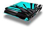 Vinyl Decal Skin Wrap compatible with Sony PlayStation 4 Slim Console Baja 0040 Neon Teal (PS4 NOT INCLUDED)
