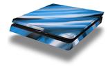 Vinyl Decal Skin Wrap compatible with Sony PlayStation 4 Slim Console Paint Blend Blue (PS4 NOT INCLUDED)