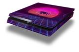 Vinyl Decal Skin Wrap compatible with Sony PlayStation 4 Slim Console Synth Beach (PS4 NOT INCLUDED)
