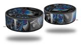 Skin Wrap Decal Set 2 Pack for Amazon Echo Dot 2 - Broken Plastic (2nd Generation ONLY - Echo NOT INCLUDED)