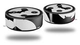 Skin Wrap Decal Set 2 Pack for Amazon Echo Dot 2 - Deathrock Bats (2nd Generation ONLY - Echo NOT INCLUDED)
