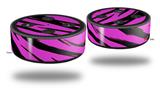 Skin Wrap Decal Set 2 Pack for Amazon Echo Dot 2 - Pink Tiger (2nd Generation ONLY - Echo NOT INCLUDED)
