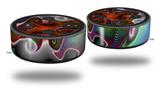 Skin Wrap Decal Set 2 Pack for Amazon Echo Dot 2 - Butterfly (2nd Generation ONLY - Echo NOT INCLUDED)
