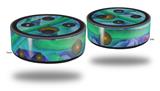 Skin Wrap Decal Set 2 Pack for Amazon Echo Dot 2 - Cell Structure (2nd Generation ONLY - Echo NOT INCLUDED)