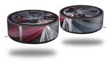 Skin Wrap Decal Set 2 Pack for Amazon Echo Dot 2 - Chance Encounter (2nd Generation ONLY - Echo NOT INCLUDED)