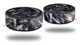 Skin Wrap Decal Set 2 Pack for Amazon Echo Dot 2 - Day Trip New York (2nd Generation ONLY - Echo NOT INCLUDED)