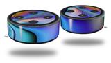 Skin Wrap Decal Set 2 Pack for Amazon Echo Dot 2 - Discharge (2nd Generation ONLY - Echo NOT INCLUDED)