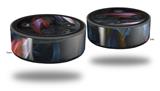 Skin Wrap Decal Set 2 Pack for Amazon Echo Dot 2 - Darkness Stirs (2nd Generation ONLY - Echo NOT INCLUDED)