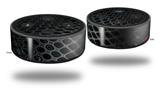 Skin Wrap Decal Set 2 Pack for Amazon Echo Dot 2 - Dark Mesh (2nd Generation ONLY - Echo NOT INCLUDED)
