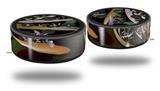 Skin Wrap Decal Set 2 Pack for Amazon Echo Dot 2 - Dimensions (2nd Generation ONLY - Echo NOT INCLUDED)