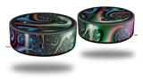 Skin Wrap Decal Set 2 Pack for Amazon Echo Dot 2 - Deceptively Simple (2nd Generation ONLY - Echo NOT INCLUDED)