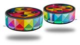 Skin Wrap Decal Set 2 Pack for Amazon Echo Dot 2 - Spectrums (2nd Generation ONLY - Echo NOT INCLUDED)