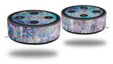 Skin Wrap Decal Set 2 Pack for Amazon Echo Dot 2 - Graffiti Splatter (2nd Generation ONLY - Echo NOT INCLUDED)