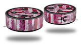 Skin Wrap Decal Set 2 Pack for Amazon Echo Dot 2 - Grunge Love (2nd Generation ONLY - Echo NOT INCLUDED)