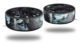 Skin Wrap Decal Set 2 Pack for Amazon Echo Dot 2 - Grotto (2nd Generation ONLY - Echo NOT INCLUDED)