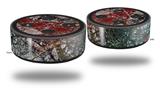 Skin Wrap Decal Set 2 Pack for Amazon Echo Dot 2 - Tissue (2nd Generation ONLY - Echo NOT INCLUDED)