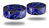 Skin Wrap Decal Set 2 Pack for Amazon Echo Dot 2 - Daisy Blue (2nd Generation ONLY - Echo NOT INCLUDED)