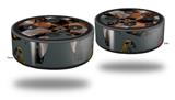 Skin Wrap Decal Set 2 Pack for Amazon Echo Dot 2 - Mask2 (2nd Generation ONLY - Echo NOT INCLUDED)