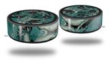 Skin Wrap Decal Set 2 Pack for Amazon Echo Dot 2 - New Fish (2nd Generation ONLY - Echo NOT INCLUDED)