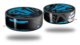 Skin Wrap Decal Set 2 Pack for Amazon Echo Dot 2 - Baja 0040 Blue Medium (2nd Generation ONLY - Echo NOT INCLUDED)