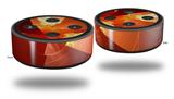 Skin Wrap Decal Set 2 Pack for Amazon Echo Dot 2 - Trifold (2nd Generation ONLY - Echo NOT INCLUDED)