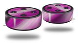 Skin Wrap Decal Set 2 Pack for Amazon Echo Dot 2 - Paint Blend Hot Pink (2nd Generation ONLY - Echo NOT INCLUDED)
