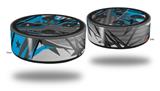 Skin Wrap Decal Set 2 Pack for Amazon Echo Dot 2 - Baja 0032 Blue Medium (2nd Generation ONLY - Echo NOT INCLUDED)