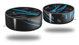 Skin Wrap Decal Set 2 Pack for Amazon Echo Dot 2 - Baja 0014 Blue Medium (2nd Generation ONLY - Echo NOT INCLUDED)