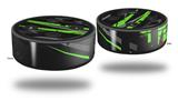 Skin Wrap Decal Set 2 Pack for Amazon Echo Dot 2 - Baja 0014 Neon Green (2nd Generation ONLY - Echo NOT INCLUDED)