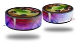 Skin Wrap Decal Set 2 Pack for Amazon Echo Dot 2 - Burst (2nd Generation ONLY - Echo NOT INCLUDED)