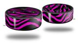 Skin Wrap Decal Set 2 Pack for Amazon Echo Dot 2 - Pink Zebra (2nd Generation ONLY - Echo NOT INCLUDED)