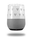 Decal Style Skin Wrap for Google Home Original - Hearts Gray (GOOGLE HOME NOT INCLUDED)
