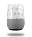Decal Style Skin Wrap for Google Home Original - Hearts Green (GOOGLE HOME NOT INCLUDED)