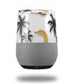 Decal Style Skin Wrap for Google Home Original - Coconuts Palm Trees and Bananas White (GOOGLE HOME NOT INCLUDED)