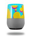 Decal Style Skin Wrap for Google Home Original - Drip Yellow Teal Pink (GOOGLE HOME NOT INCLUDED)
