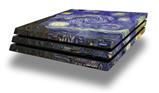 Vinyl Decal Skin Wrap compatible with Sony PlayStation 4 Pro Console Vincent Van Gogh Starry Night (PS4 NOT INCLUDED)