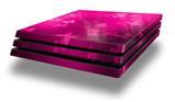 Vinyl Decal Skin Wrap compatible with Sony PlayStation 4 Pro Console Bokeh Butterflies Hot Pink (PS4 NOT INCLUDED)